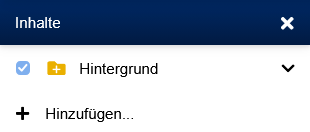 Inhalte Menü